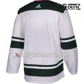 Kinder Eishockey Minnesota Wild Trikot Blank Adidas Weiß Authentic